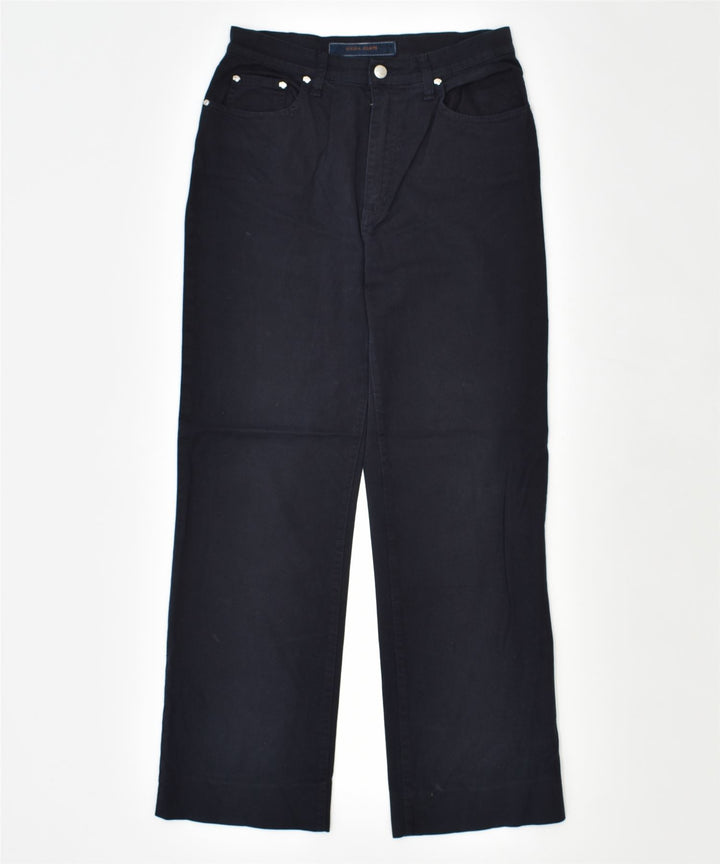 KRIZIA JEANS Womens Straight Jeans W30 L29 Black Cotton | Vintage | Thrift | Second-Hand | Used Clothing | Messina Hembry 