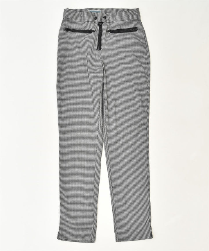 ONYX Womens Slim Trousers UK 12 Medium W27 L29 Black Polyester Classic | Vintage | Thrift | Second-Hand | Used Clothing | Messina Hembry 