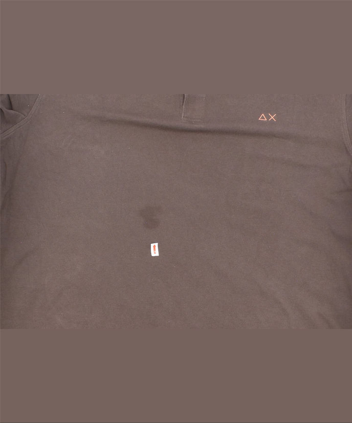 SUN68 Mens Polo Shirt 2XL Brown Cotton | Vintage | Thrift | Second-Hand | Used Clothing | Messina Hembry 