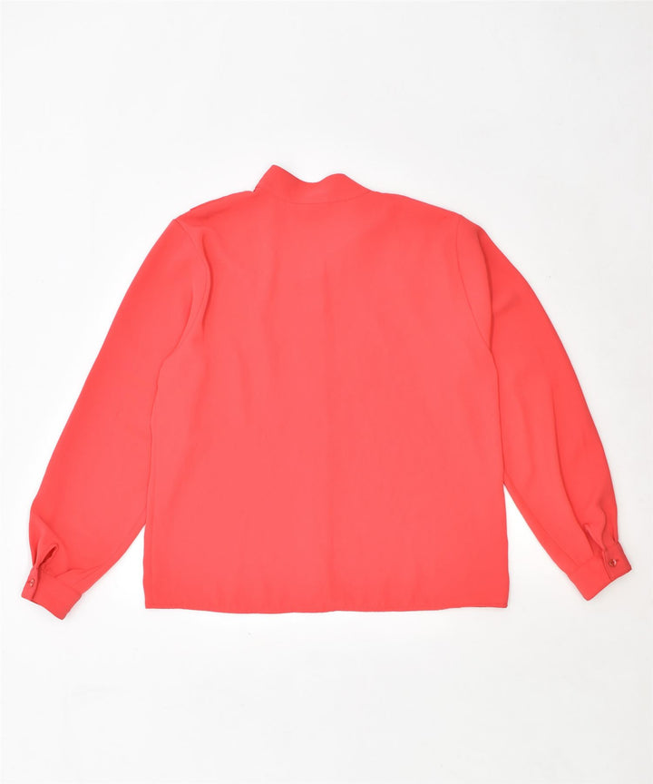 CANDA Womens Shirt Blouse EU 42 Large Red Polyester Vintage | Vintage | Thrift | Second-Hand | Used Clothing | Messina Hembry 