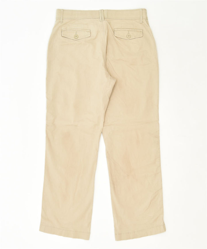 LEE Womens Straight Trousers US 12 XL W32 L29 Beige Cotton Classic | Vintage | Thrift | Second-Hand | Used Clothing | Messina Hembry 