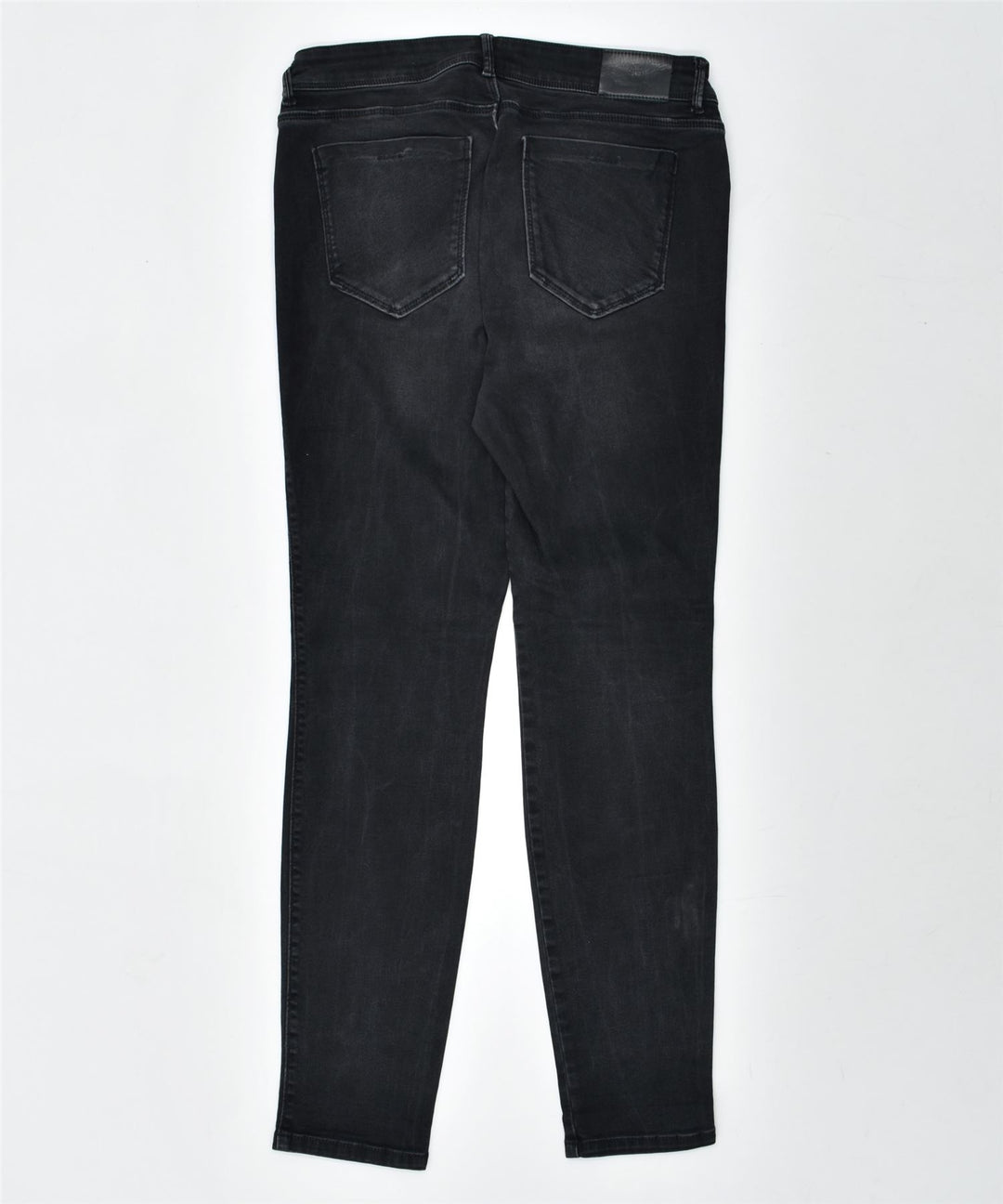 MASSIMO DUTTI Womens Mid Rise Skinny Jeans W28 L29 Black Cotton | Vintage | Thrift | Second-Hand | Used Clothing | Messina Hembry 