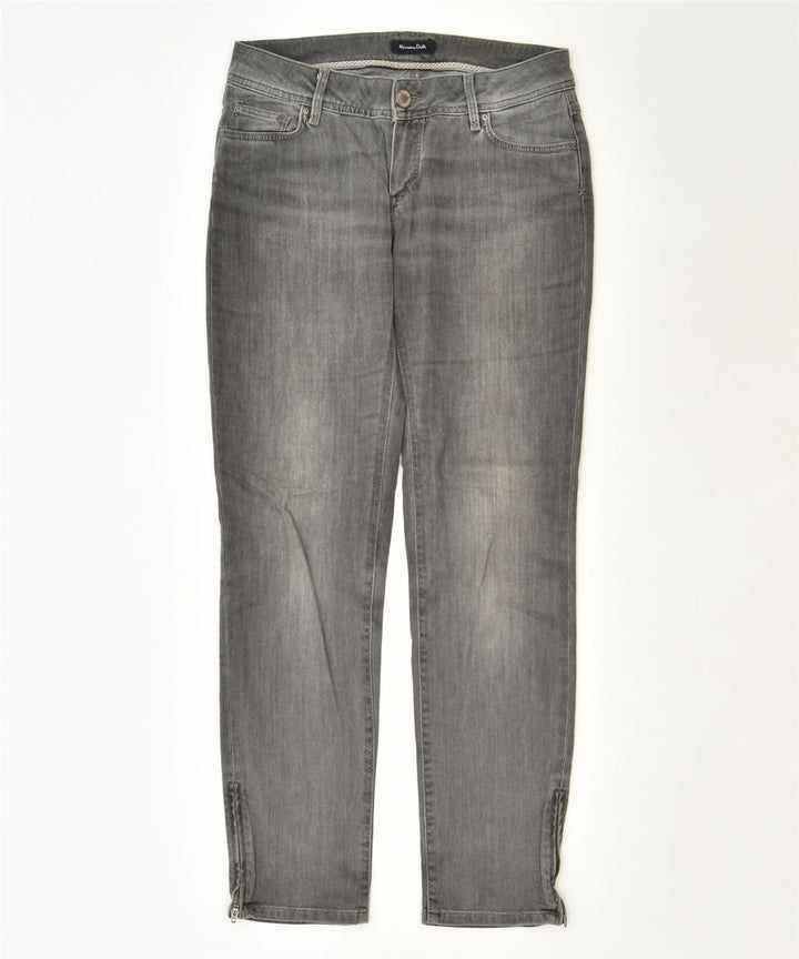 MASSIMO DUTTI Womens Slim Jeans W30 L30 Grey Cotton Classic | Vintage | Thrift | Second-Hand | Used Clothing | Messina Hembry 