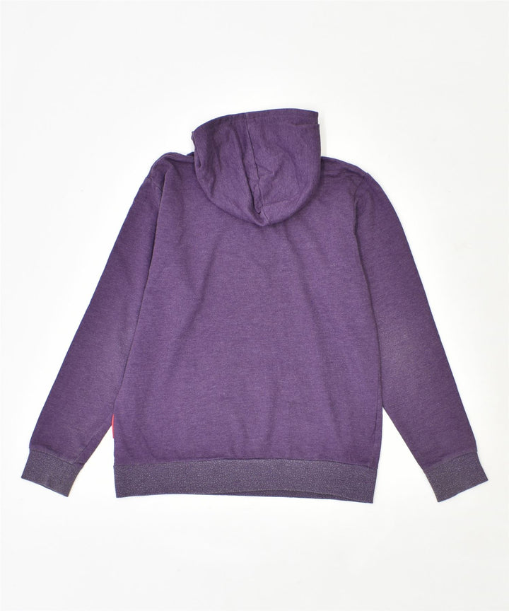MOUNTAIN WAREHOUSE Girls Hoodie Jumper 12-13 Years Purple Cotton | Vintage | Thrift | Second-Hand | Used Clothing | Messina Hembry 