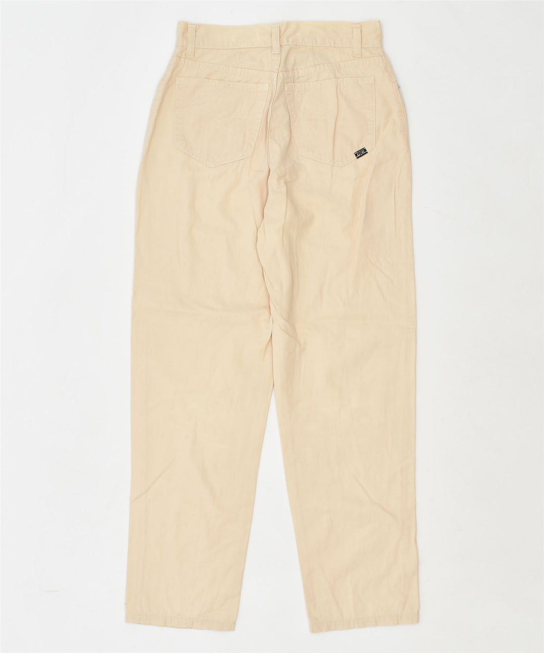 GENERAL COMPANY Womens Casual Trousers IT 44 Medium W28 L28 Beige Cotton | Vintage | Thrift | Second-Hand | Used Clothing | Messina Hembry 