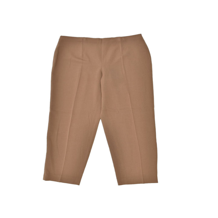 VINTAGE Womens Tapered Suit Trousers IT 50 XL W34 L33 Beige Nylon | Vintage | Thrift | Second-Hand | Used Clothing | Messina Hembry 